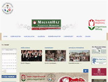 Tablet Screenshot of magyarhaz.ch